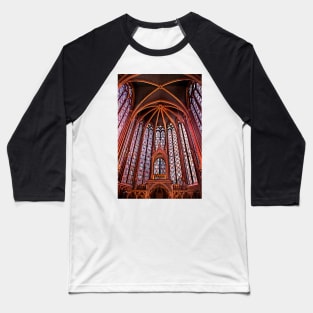 Inside Sainte-Chapelle - Paris Baseball T-Shirt